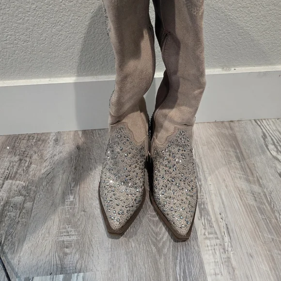 Madden Girl Sparkly Boots - Picture 12 of 16